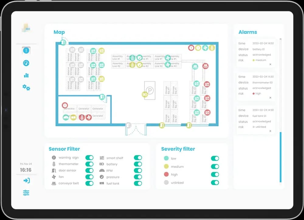 screenshot of a dashboard